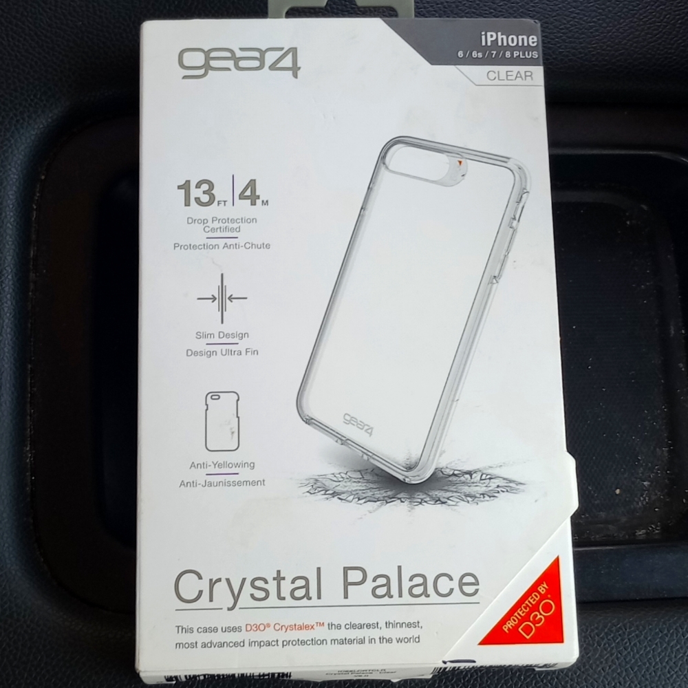 Gear4 Iphone 6/6s/7/8plus Clear D30 Protected Phone Case